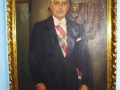 Old painting of the dictator Trujillo from the 1950s