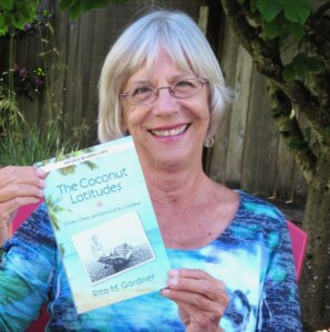 author Rita M. Gardner with Book